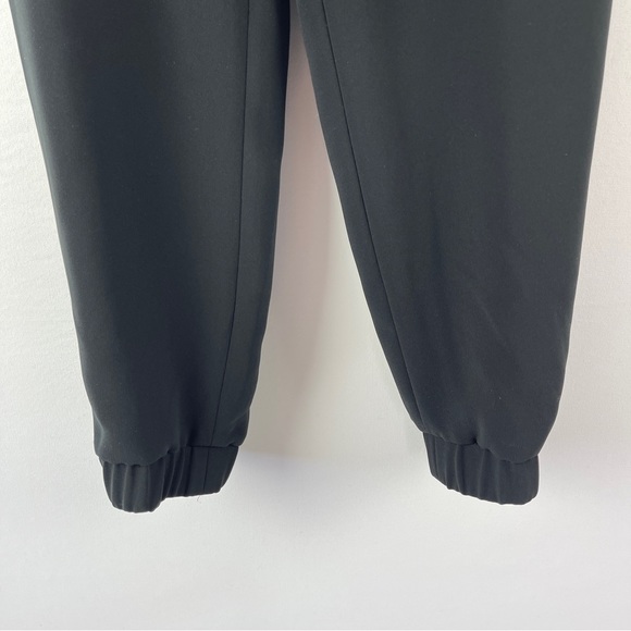 J. Crew Women's Black Pull On Jogger Pants With Zippers Scrunched Bottom Size 4 - Picture 3 of 5